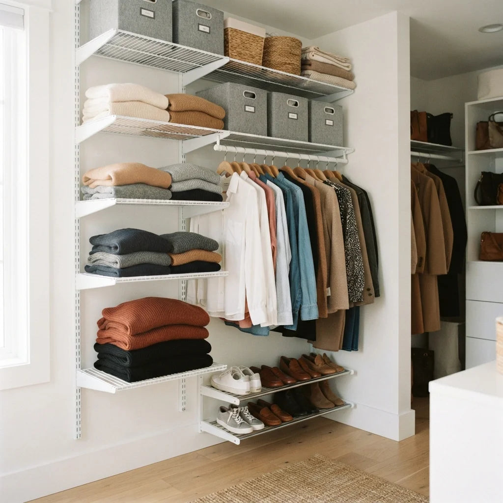 Adjustable Closet Organizer