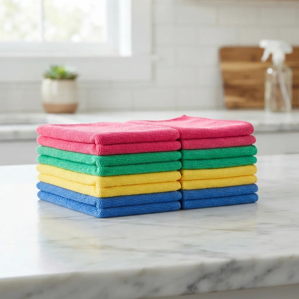 Microfiber Cleaning Cloths (Pack of 8)