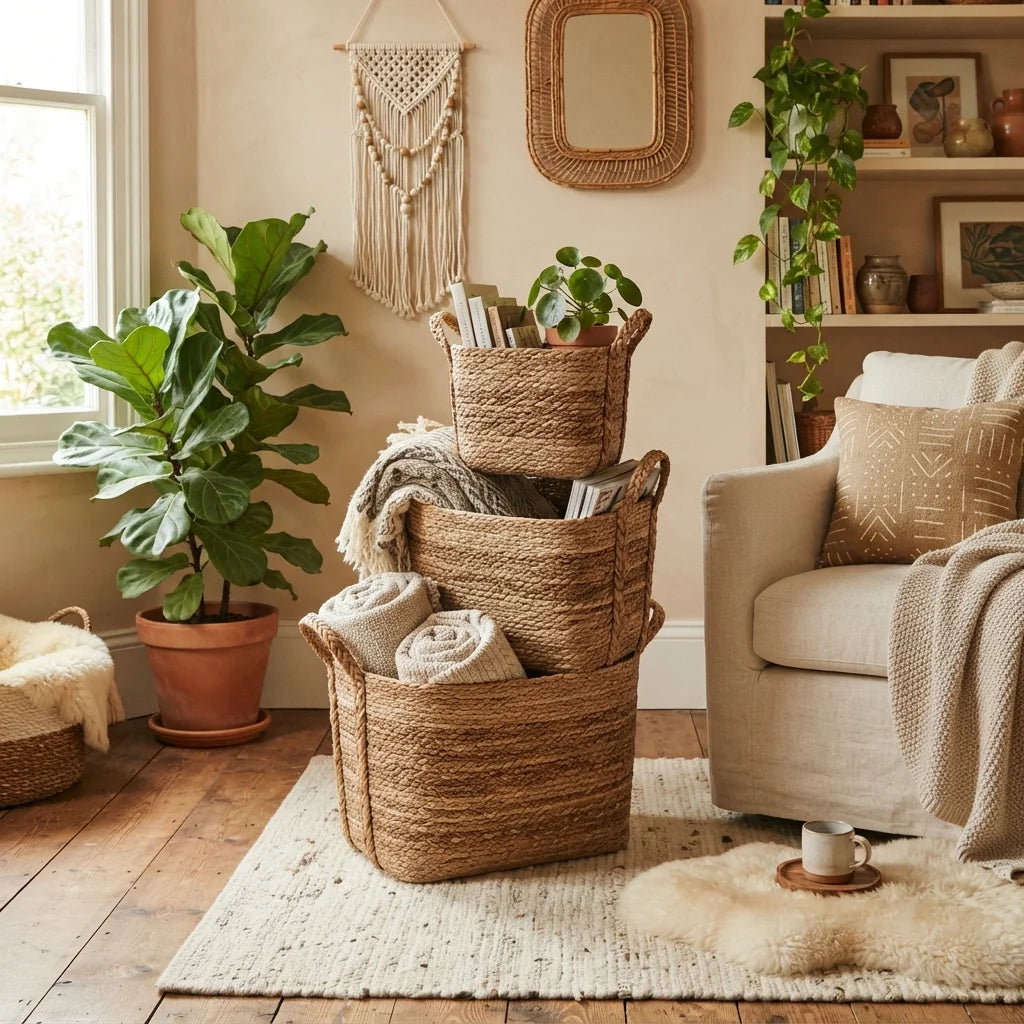 Woven Storage Basket Set
